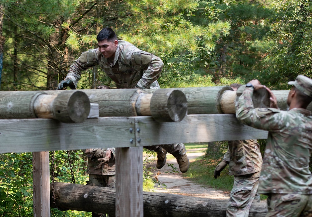 327th Military Police Battalion tackles Confidence Course at Fort McCoy