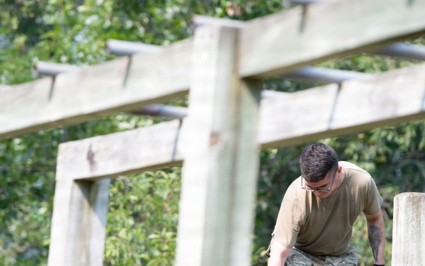 327th Military Police Battalion tackles Confidence Course at Fort McCoy