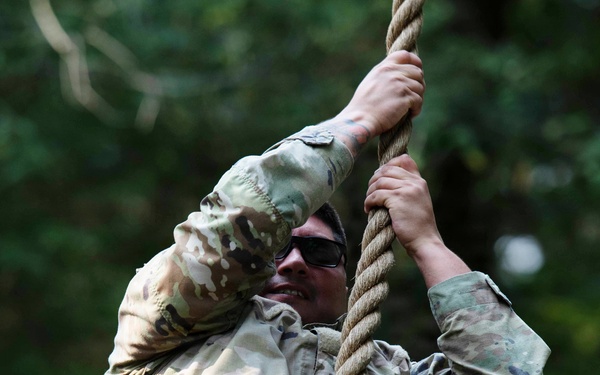 327th Military Police Battalion tackles Confidence Course at Fort McCoy