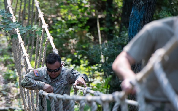 327th Military Police Battalion tackles Confidence Course at Fort McCoy