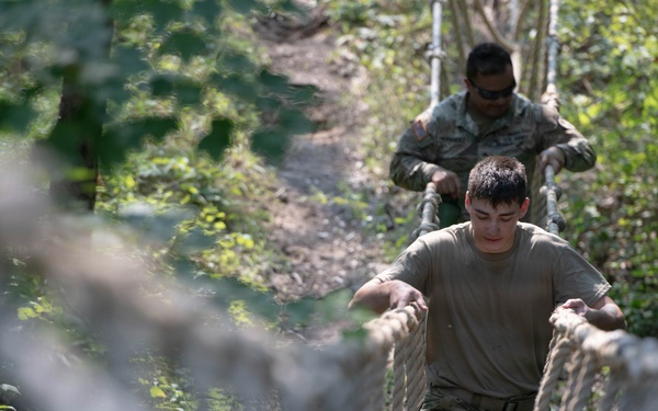 327th Military Police Battalion tackles Confidence Course at Fort McCoy