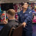 Ronald Reagan Sailors Visit the Barbershop