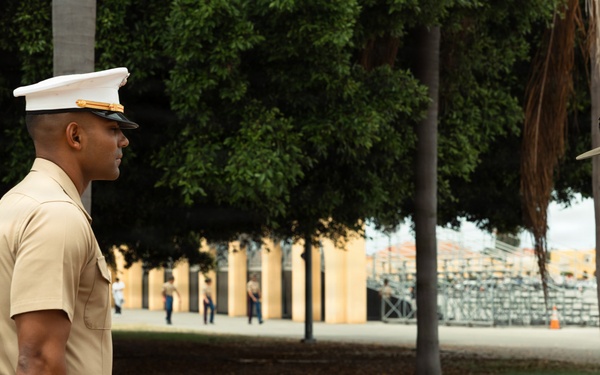 Drill Instructor Tour Completion Ceremony