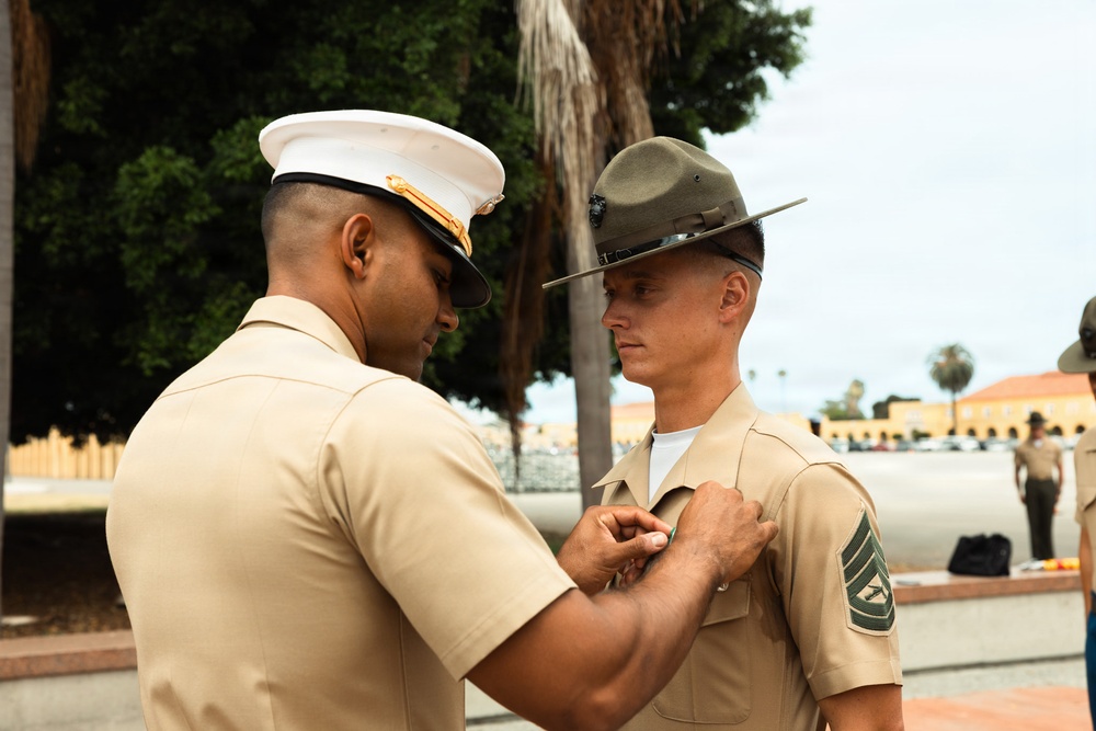 Drill Instructor Tour Completion Ceremony