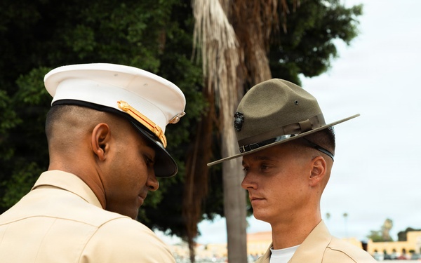 Drill Instructor Tour Completion Ceremony