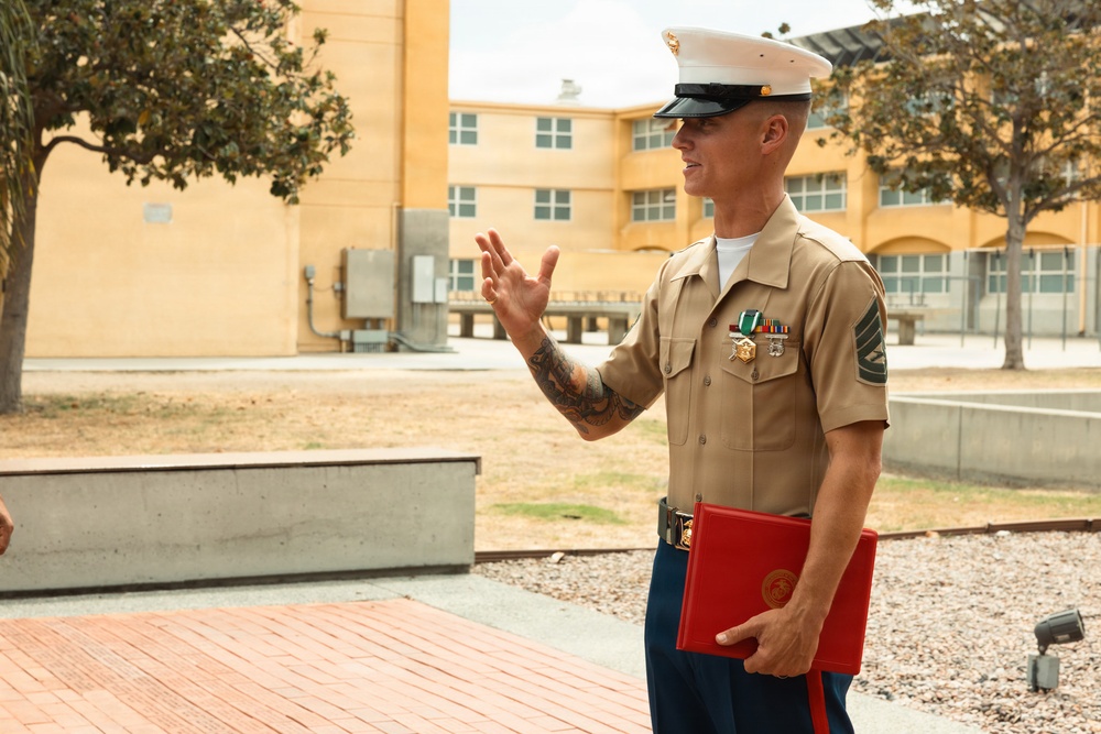 Drill Instructor Tour Completion Ceremony