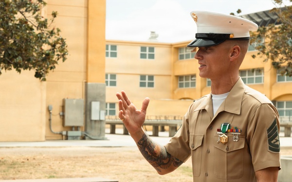 Drill Instructor Tour Completion Ceremony