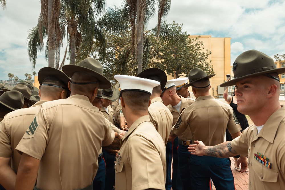 Drill Instructor Tour Completion Ceremony