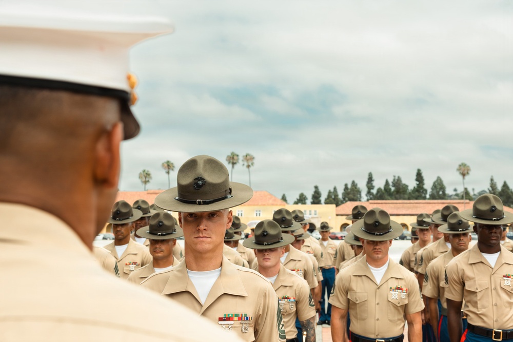 Drill Instructor Tour Completion Ceremony