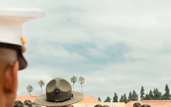 Drill Instructor Tour Completion Ceremony