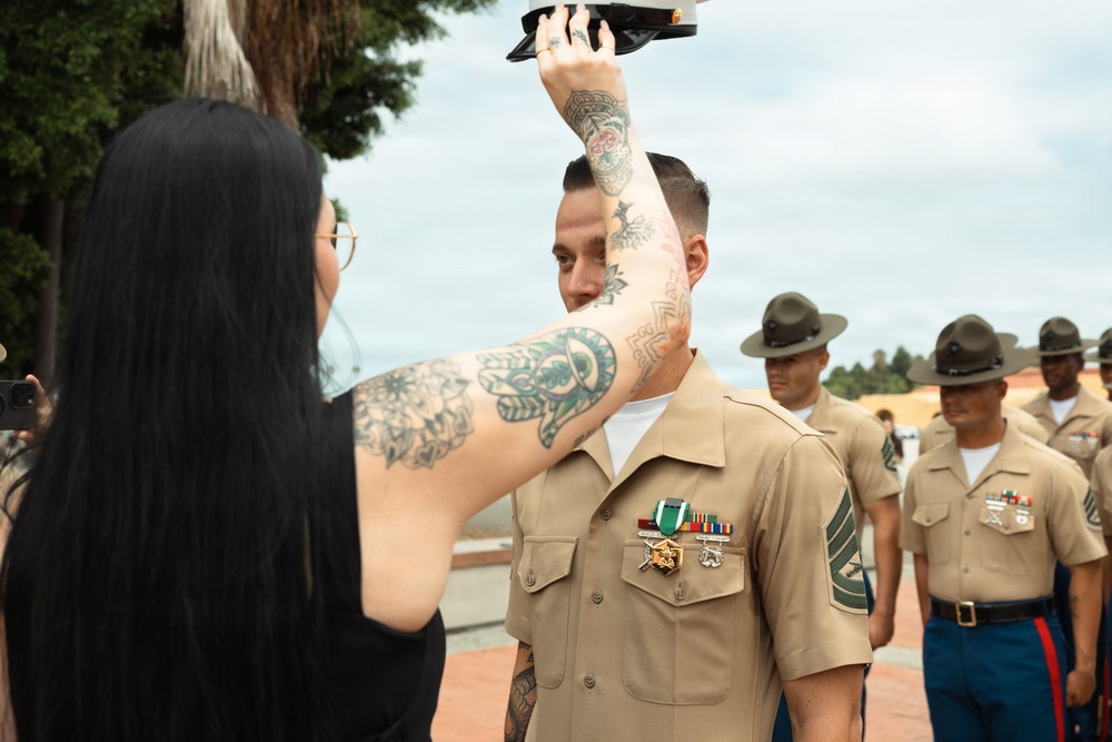 Drill Instructor Tour Completion Ceremony