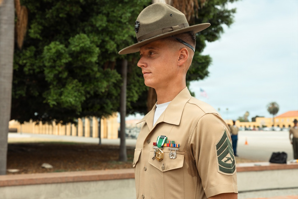 Drill Instructor Tour Completion Ceremony