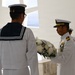 JS Chokai pays respects on board the USS Arizona Memorial