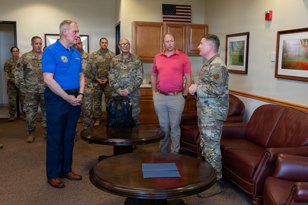 Air Force Leaders Receive AFMAO Orientation at Dover AFB