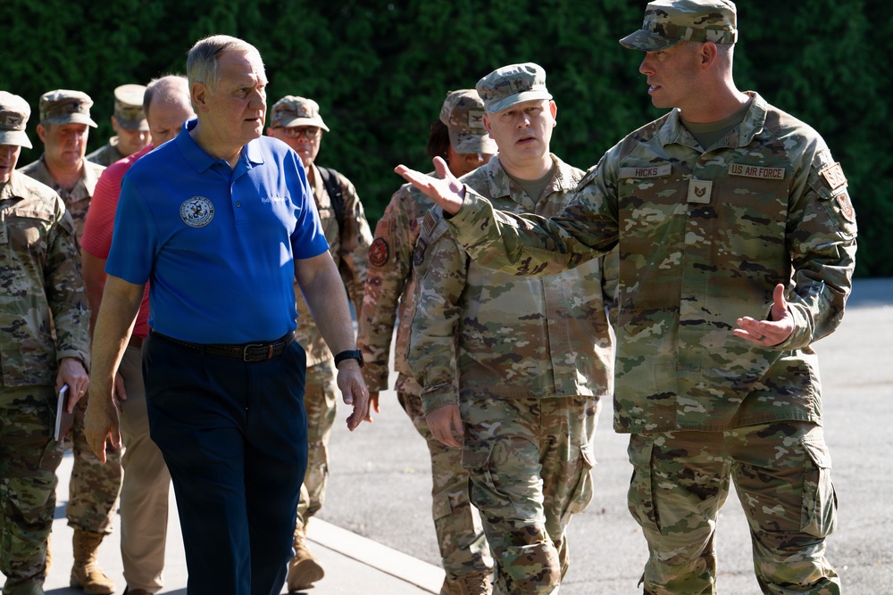Air Force Leaders Receive AFMAO Orientation at Dover AFB