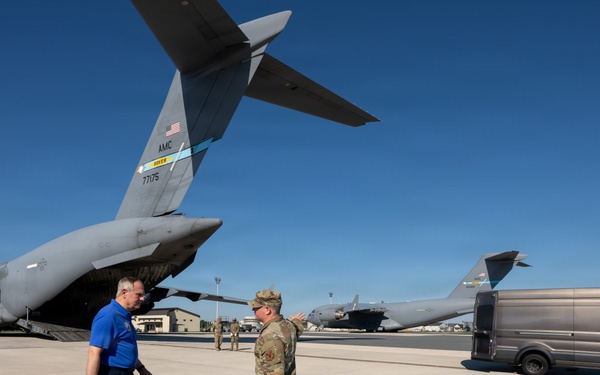 Air Force Leaders Receive AFMAO Orientation at Dover AFB