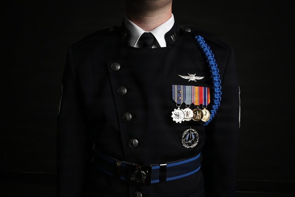 USSF Honor Guard debuts new ceremonial uniform at Freedom 250 Grand Prix