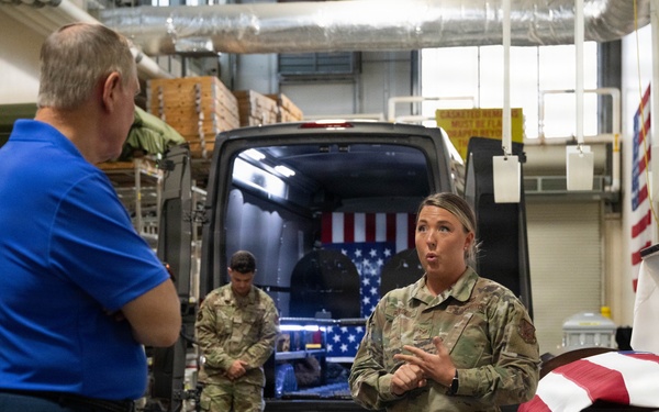 Air Force Leaders Receive AFMAO Orientation at Dover AFB