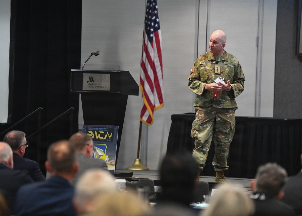 U.S. Space Force Lt. Gen. Dennis Bythewood Addresses Professional Aerospace Contractors Association of New Mexico