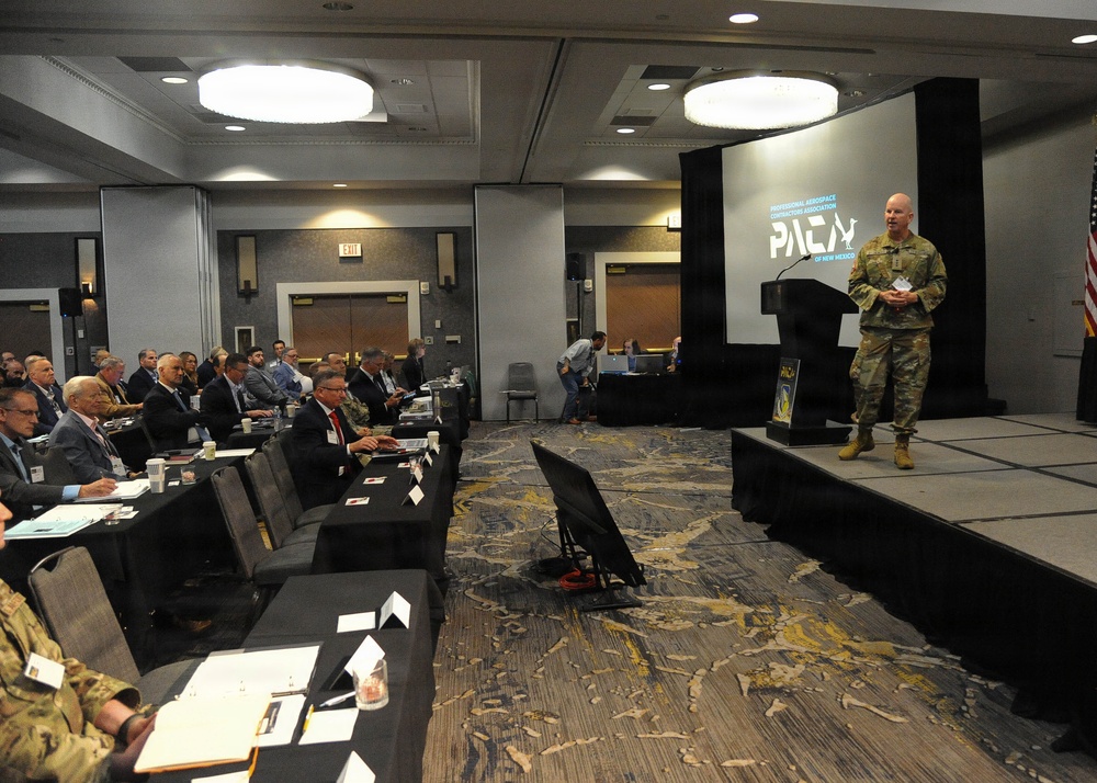 U.S. Space Force Lt. Gen. Dennis Bythewood Addresses Professional Aerospace Contractors Association of New Mexico