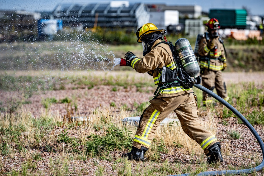 Peterson Space Force Base firefighters strengthen readiness during exercise with mutual aid partners