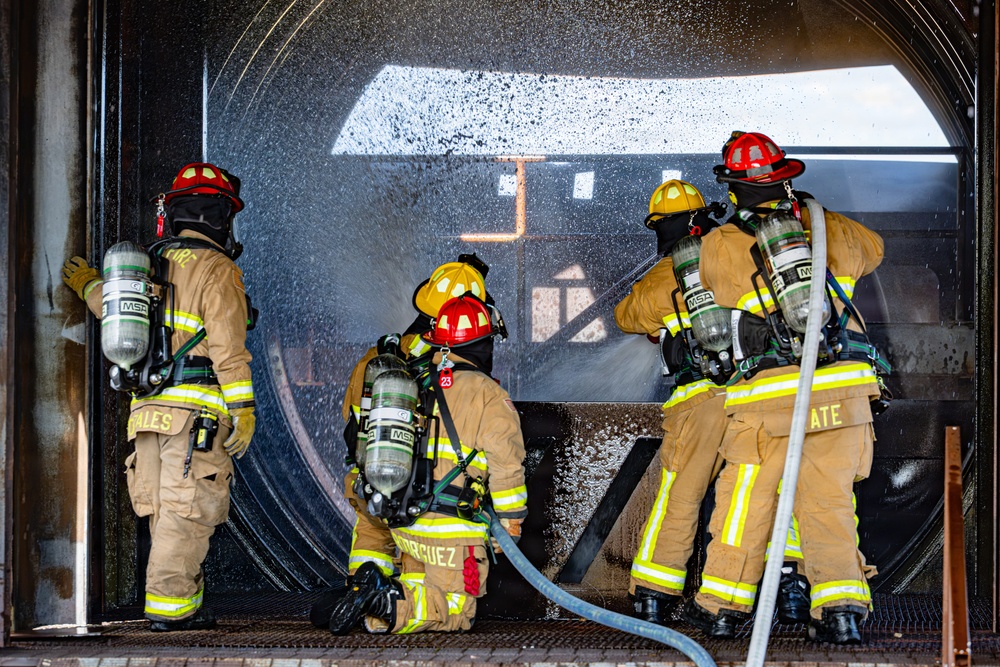 Peterson Space Force Base firefighters strengthen readiness during exercise with mutual aid partners