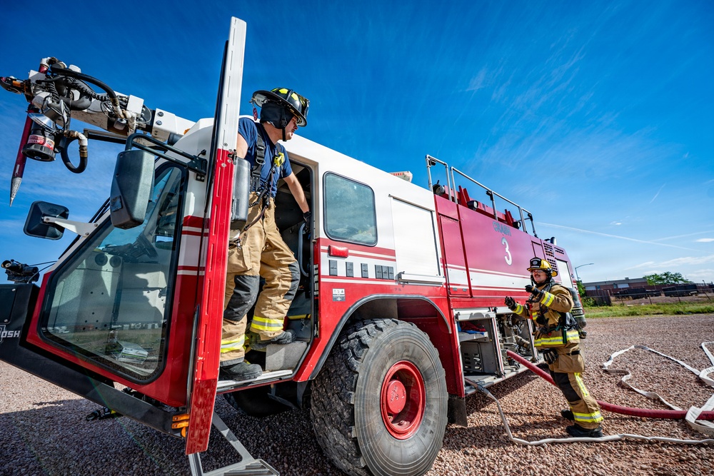 Peterson Space Force Base firefighters strengthen readiness during exercise with mutual aid partners