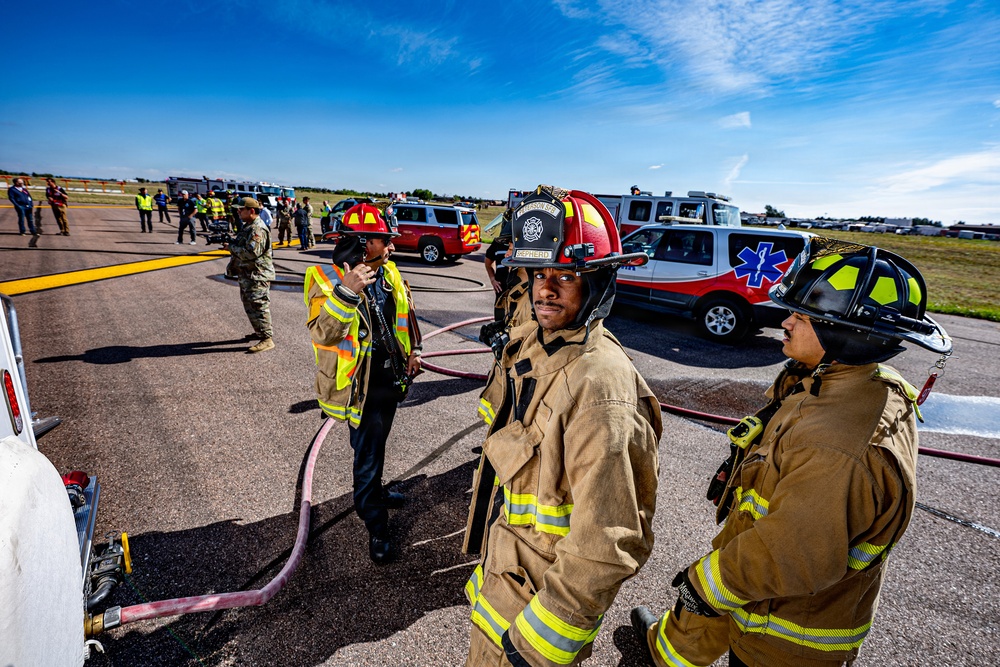 Peterson Space Force Base firefighters strengthen readiness during exercise with mutual aid partners