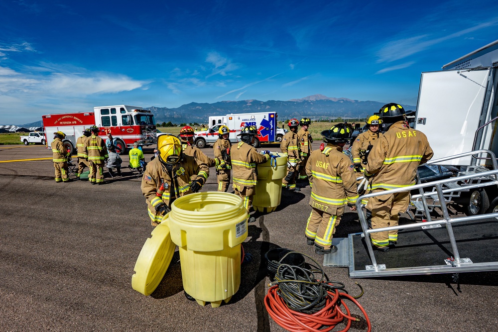 Peterson Space Force Base firefighters strengthen readiness during exercise with mutual aid partners