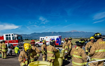 Peterson Space Force Base firefighters strengthen readiness during exercise with mutual aid partners