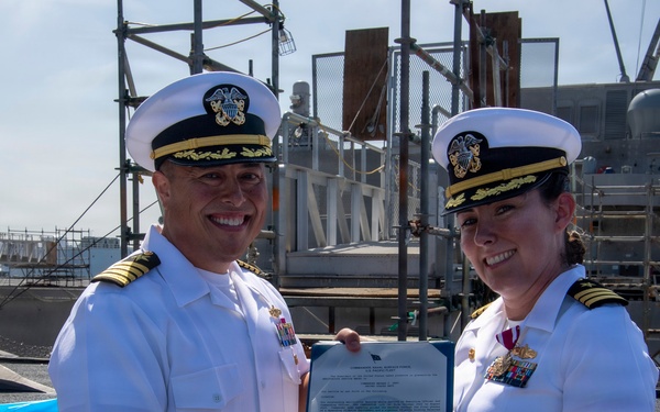 USS Charleston (LCS 18) Holds Change of Command Ceremony