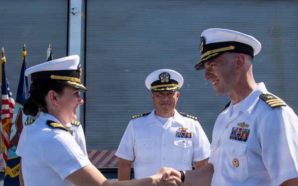 USS Charleston (LCS 18) Holds Change of Command Ceremony