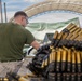 Headquarters Battalion sorts through ammo for 2/5 at Combat Center