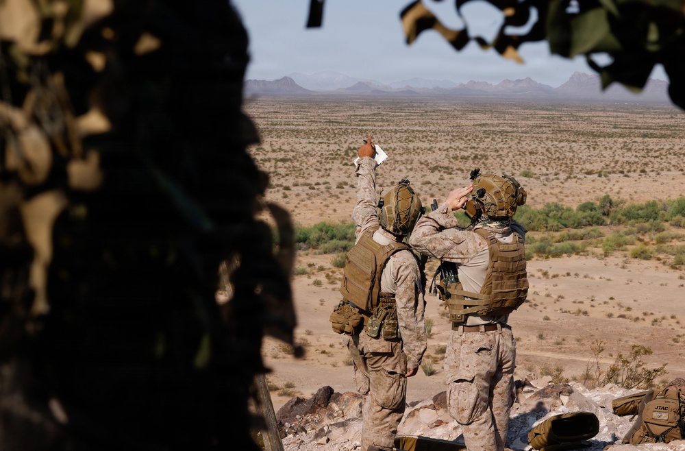1st ANGLICO conducts live-fire close air support