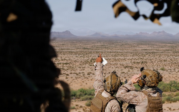 1st ANGLICO conducts live-fire close air support