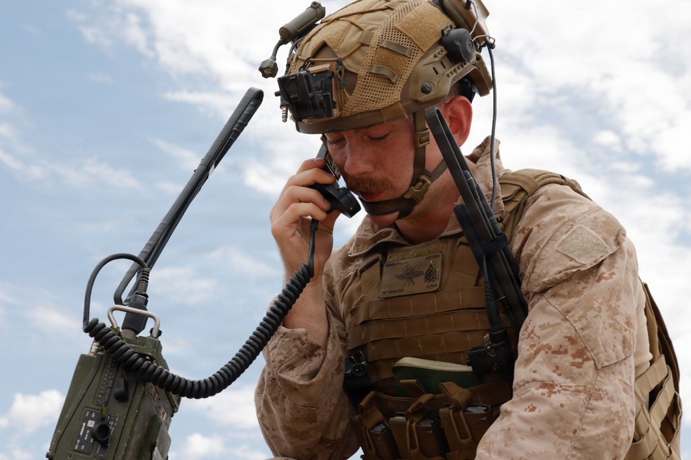 1st ANGLICO conducts live-fire close air support