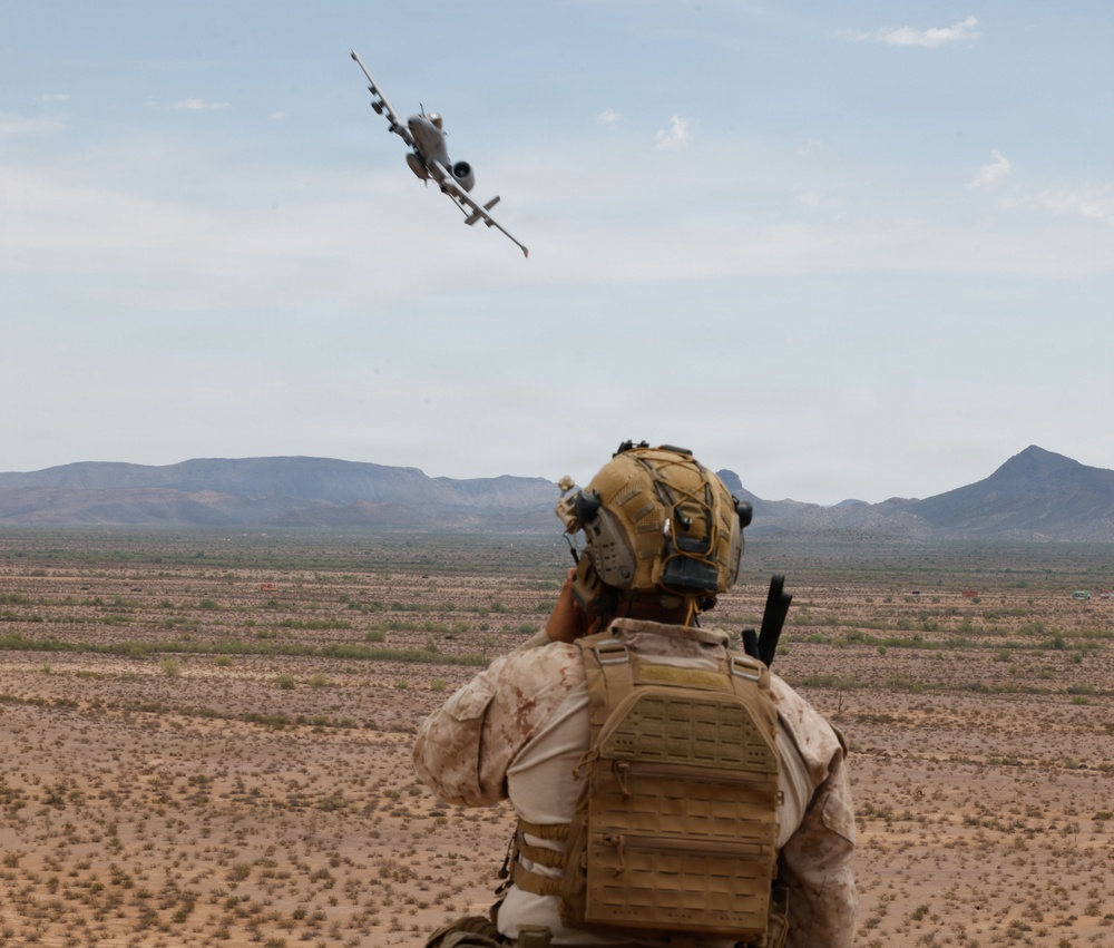 1st ANGLICO conducts live-fire close air support