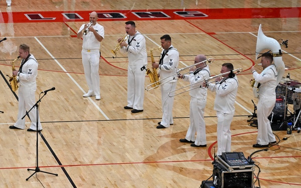 Navy Band Northwest Brass Band at Lockwood High School in Billings, Montana