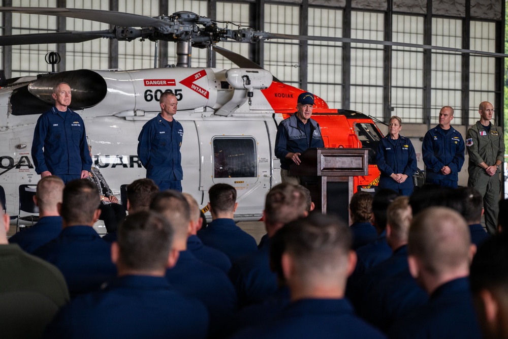 DHS Secretary, Coast Guard Commandant visit Base Kodiak
