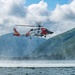 Coast Guard members conduct search and rescue exercise during leadership visit in Kodiak