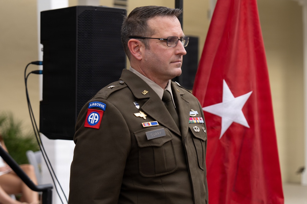 Florida National Guard promotes Adam Curry to brigadier general
