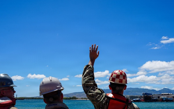 Pearl Harbor Naval Shipyard wraps up dry dock phase of North Carolina Maintenance