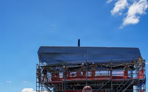 Pearl Harbor Naval Shipyard wraps up dry dock phase of North Carolina Maintenance