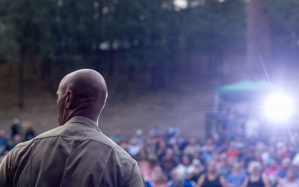 1st MARDIV Band performs at Butterfield Amphitheater