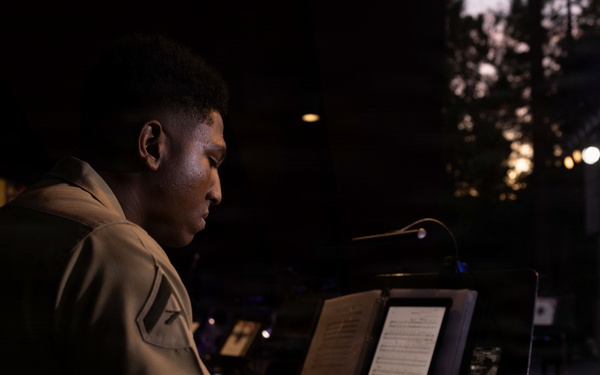 1st MARDIV Band performs at Butterfield Amphitheater
