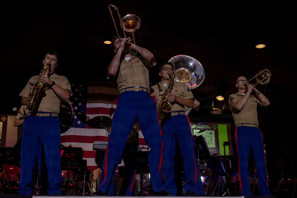 1st MARDIV Band performs at Butterfield Amphitheater