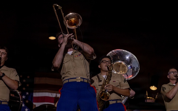 1st MARDIV Band performs at Butterfield Amphitheater