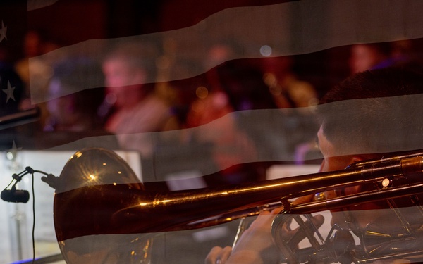 1st MARDIV Band performs at Butterfield Amphitheater