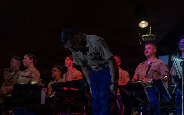 1st MARDIV Band performs at Butterfield Amphitheater