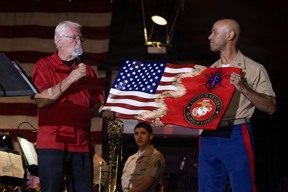 1st MARDIV Band performs at Butterfield Amphitheater